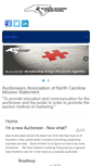 Mobile Screenshot of northcarolinaauctioneers.org